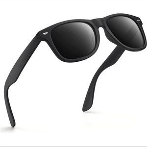 Men BLACK Polarized Retro Sunglasses for Mens or Women *NEW*